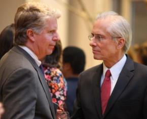 Manhattan District Attorney Cyrus Vance Jr., left, and John Jay College President Jeremy Travis.