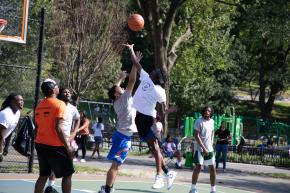 Basketball tournament in the Bronx hosted by our RISE and Save Our Streets teams.