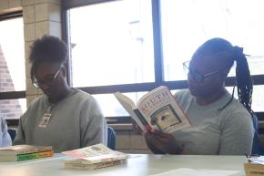 Inside Literary Prize 2024 judges photographed while reading in Shakopee MN